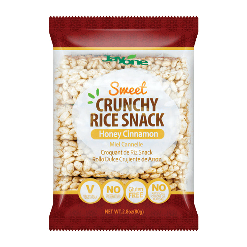 Jayone Rice Snack - Honey Cinnamon 80 g