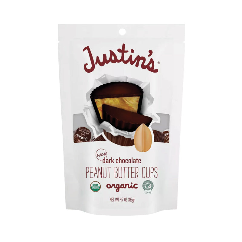 Justins Dark Stand Up Bag Choco Pb Cup 4.7 oz