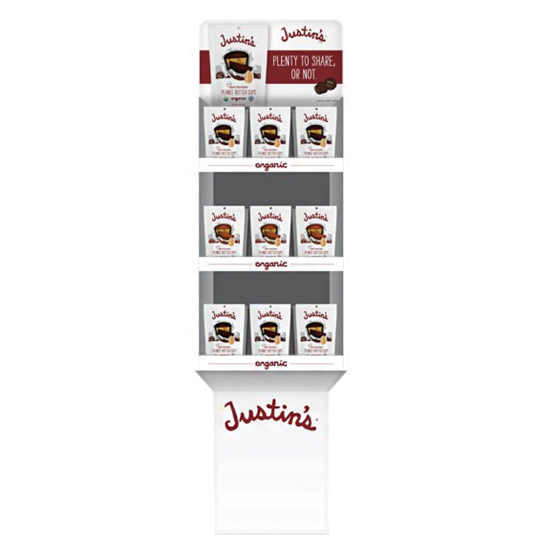 Justins Standup Bag Pb Cup Display 4.7 oz