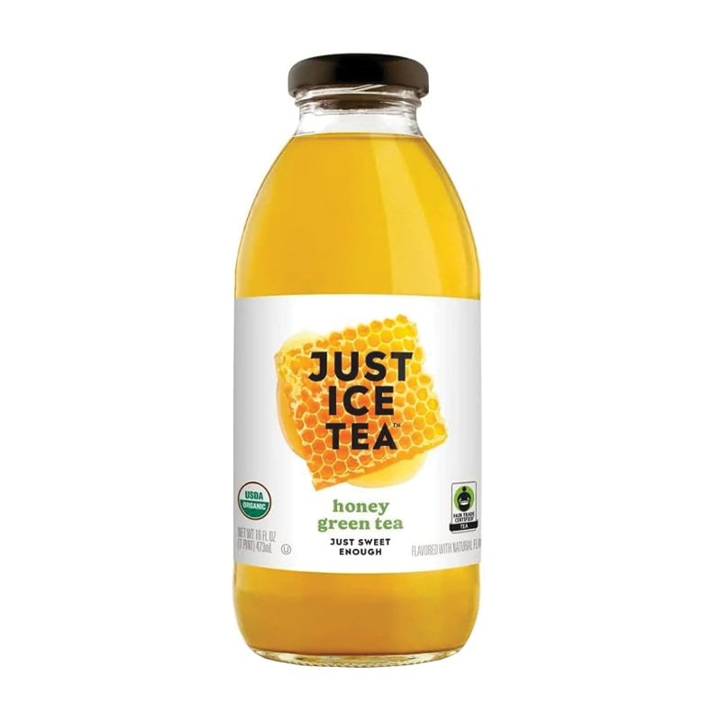 Just Ice Tea Honey Green Tea 16 oz