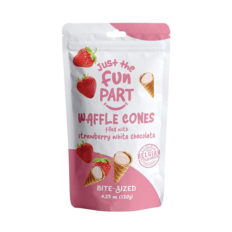 Just The Fun Part Waffle Cones - Strbry 4.23 oz