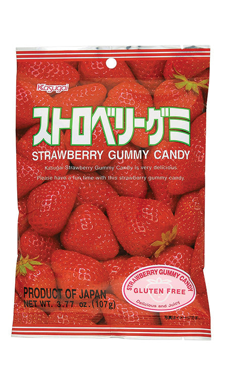 Kasugai Gummy Candy Strawberry 4.76 oz