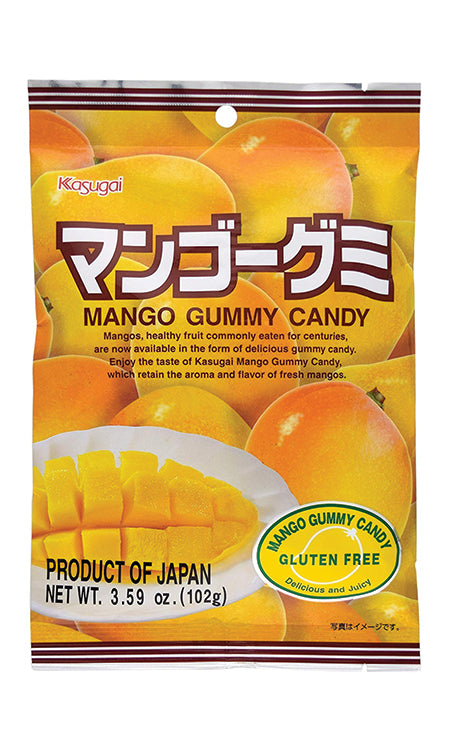 Kasugai Gummy Candy Mango 4.06 oz