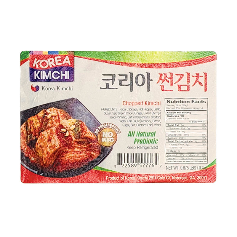 Korea Kimchee Chopped Kimchee 28 oz