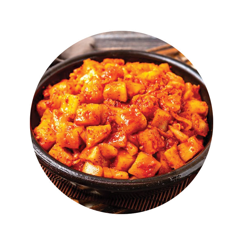 Korea Kimchee Sliced Radish Kimchi 14 oz