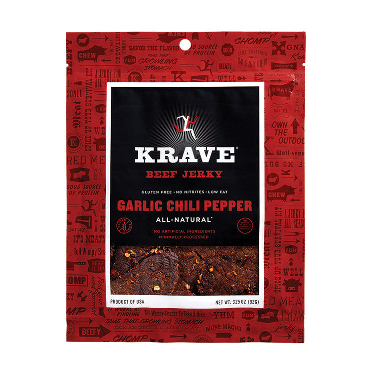 Krave Garlic Chili Pepper Beef 2.7 oz