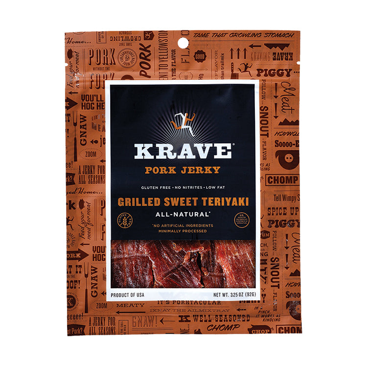 Krave Grilled Sweet Teriyaki Pork 2.7 oz