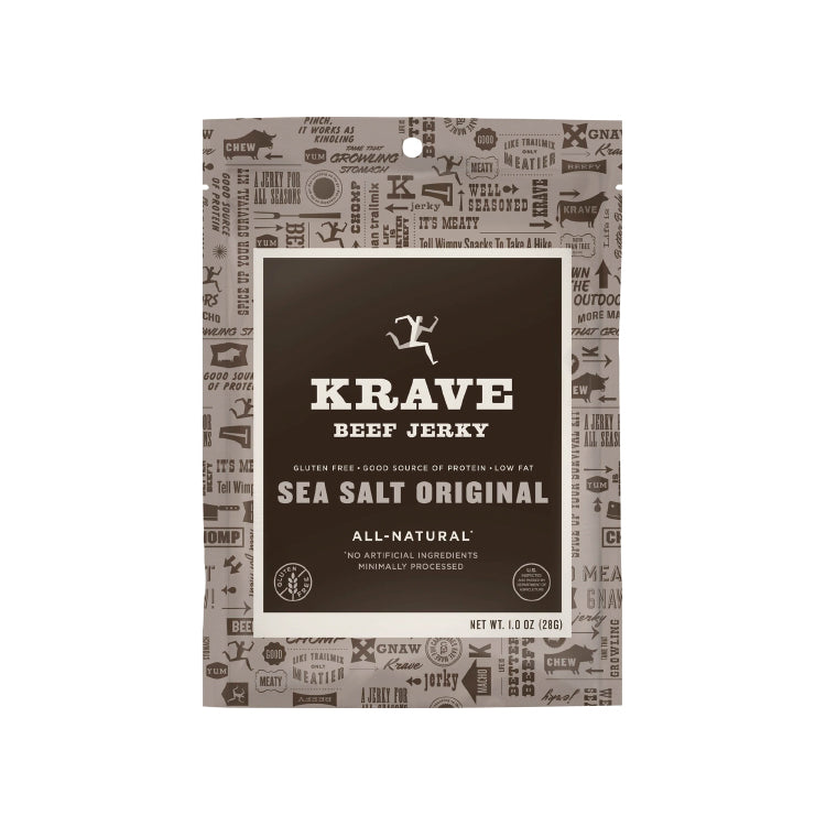 Krave Beef Jerkey Sea Salt 2.7 oz