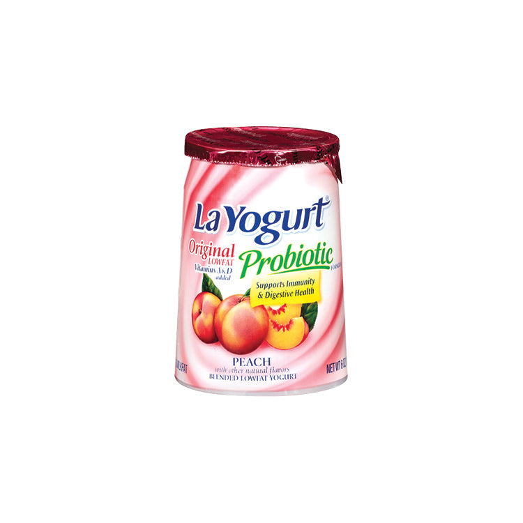 La Yogurt (Original) Peach 6 oz