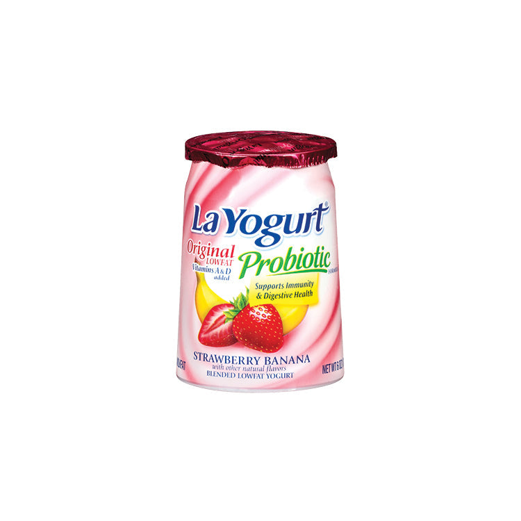La Yogurt (Original) Straw Banana 6 oz
