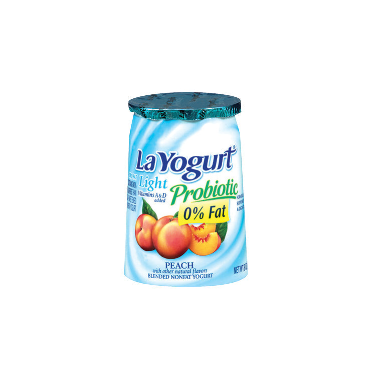 La Yogurt (Light) Peach 6 oz