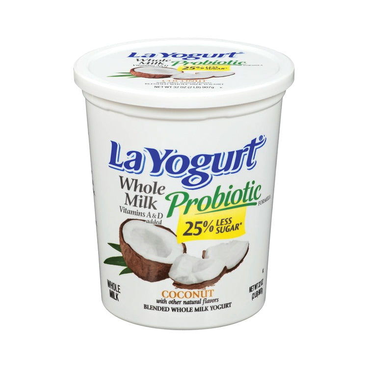 La Yorugt Whole Milk Coconut 32 oz
