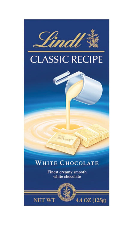 Lindt Classic Recipe White Choc 4.4 oz