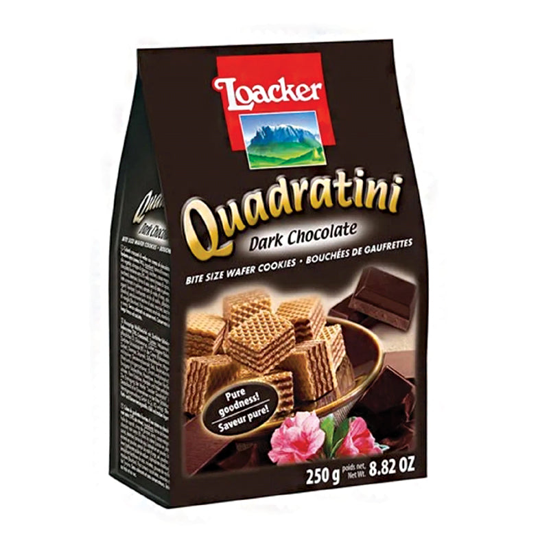 Loacker Cube Dark Chcolate 8.8 oz