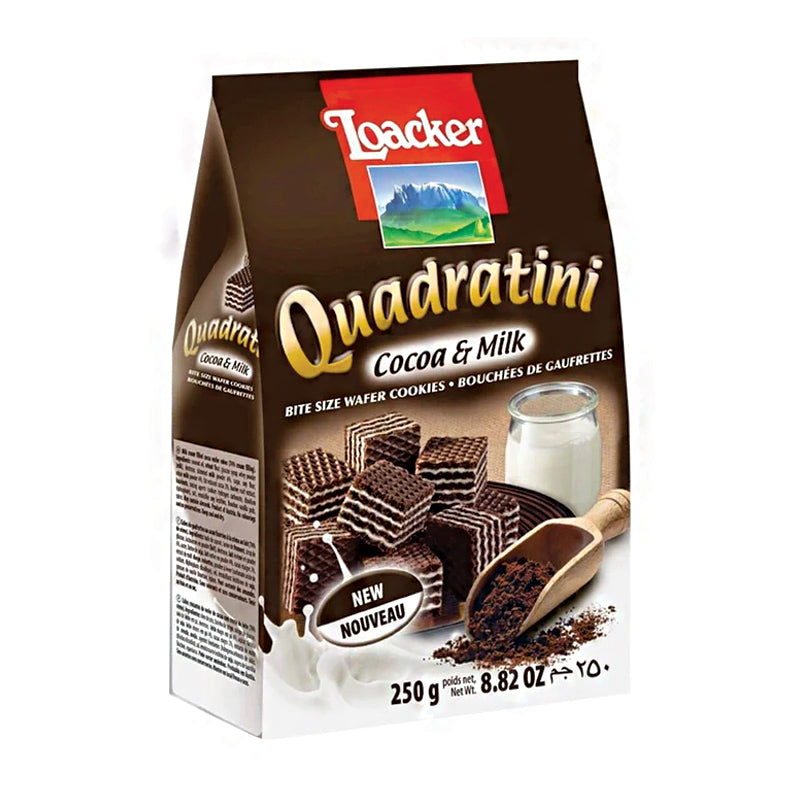 Loacker Cube Cocoa & Milk 7.74 oz