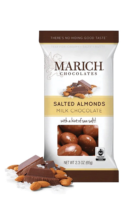Marich Milk Choco Salted Almond 2.3 oz