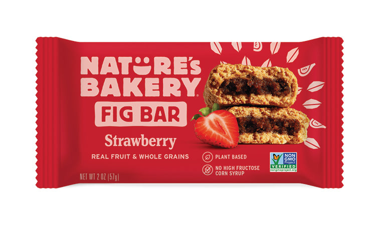Natures Strawberry Fig Bar 2 oz