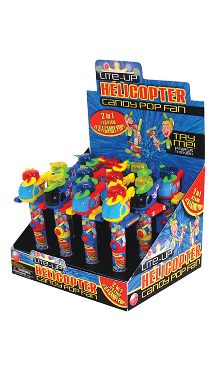 Lite Up Helicopter Candy Pop Fan 1 oz