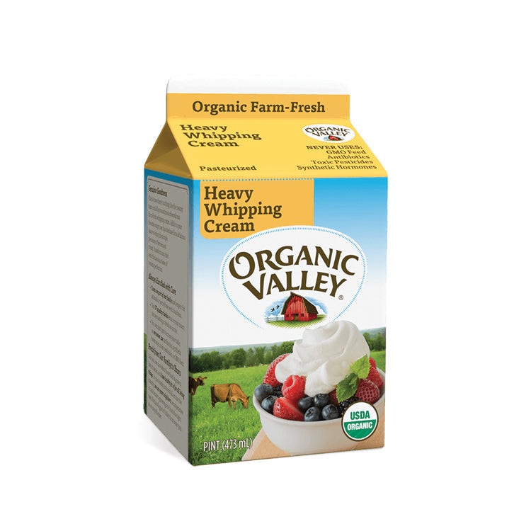 Organic V Heavy Whipping Cream 16 oz