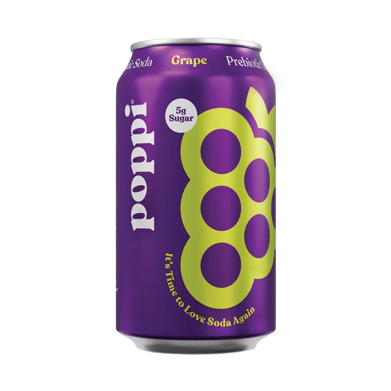 Poppi Soda Prbtc Grape 12 oz