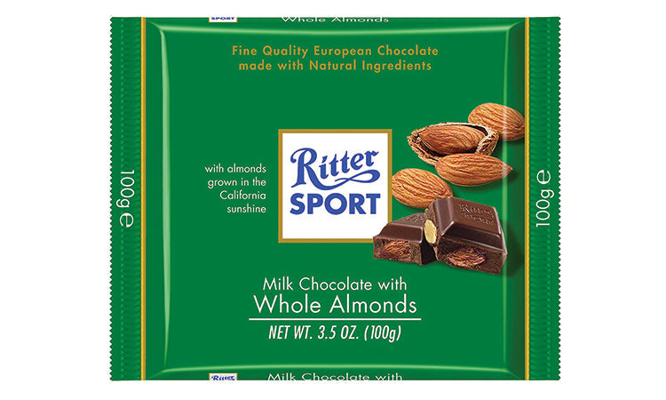 Ritter Sport Whole Almond 3.5 oz