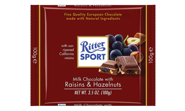 Ritter Sport Raisin Hazelnut 3.5 oz