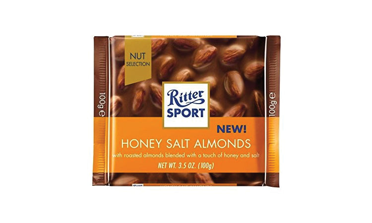 Ritter Sport Milk/Honey Salted Alm 3.5 oz