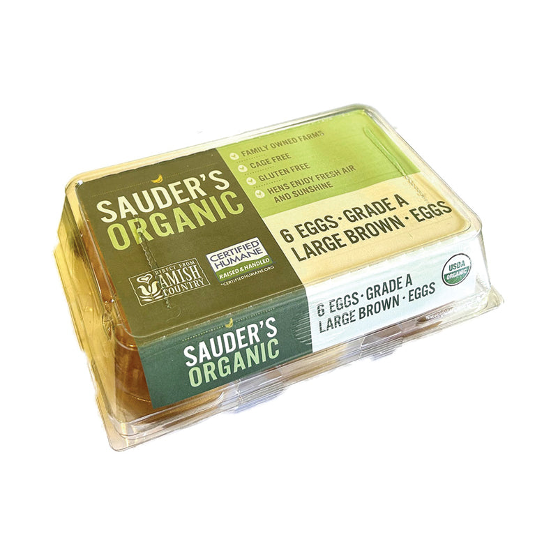 Sauders Organic Egg Large 6 pk