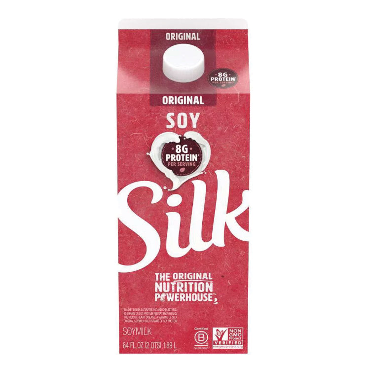 Silk 1/2 Gal Plain 64 oz