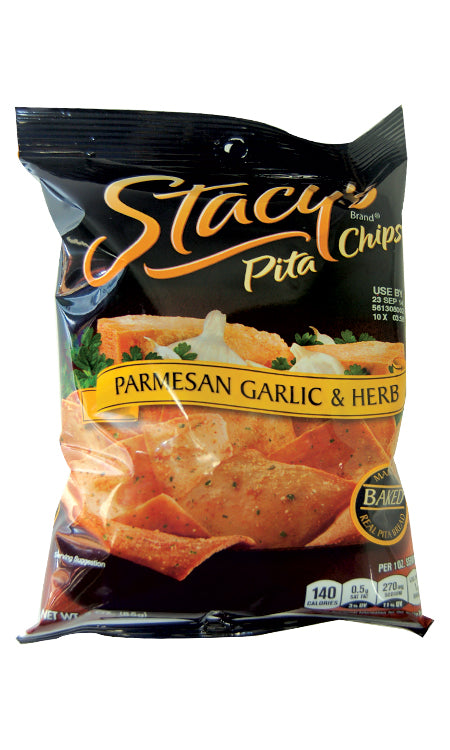 Stacy Pita Crisps Parmesan Gralic 3 oz