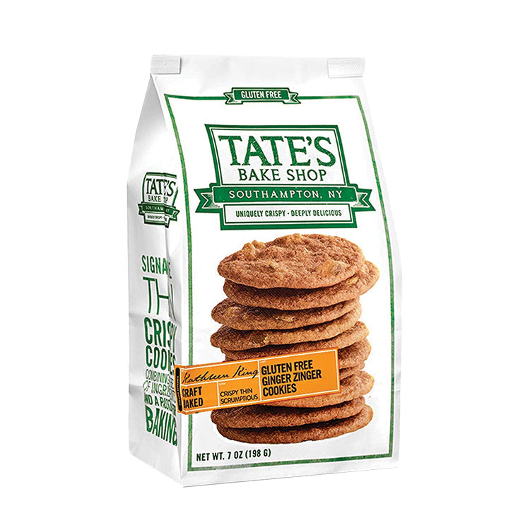 Tate Gf Ginger Zinger Cookies 7 oz