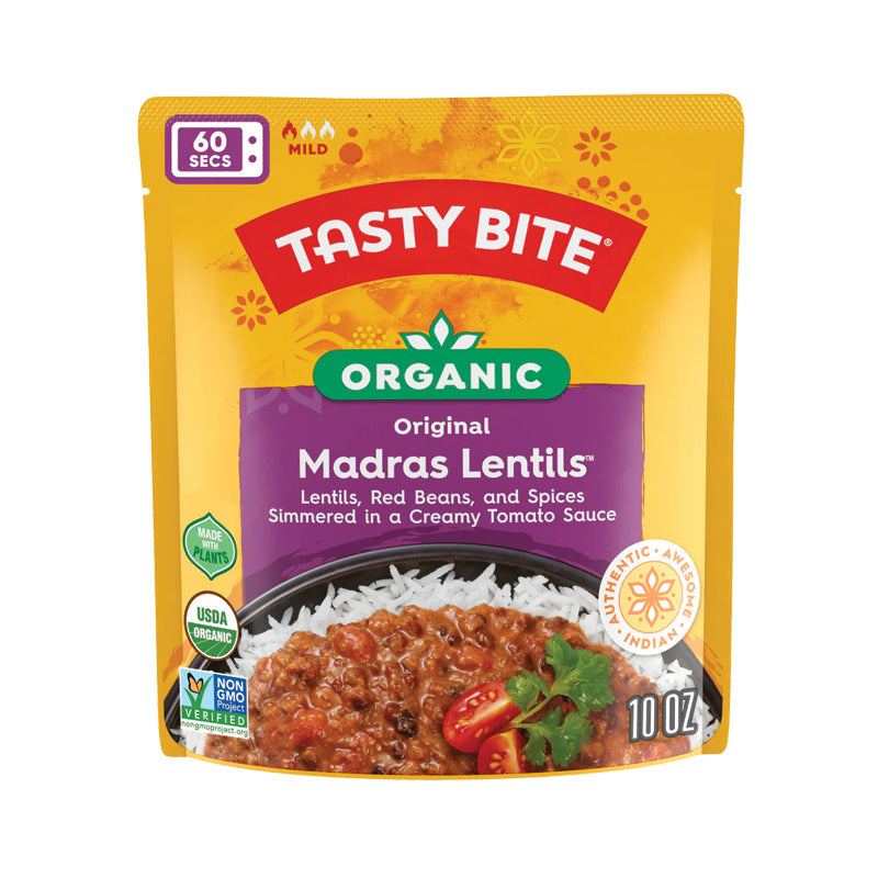 Tasty Bite Organic Madras Lentils 10 oz