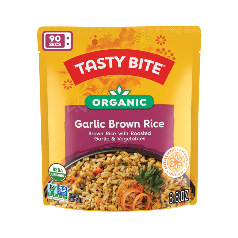Tasty Bite Org. Garlic Brown Rice 8.8 oz