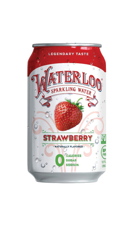 Waterloo Strawberry Sparkling Water 12 oz