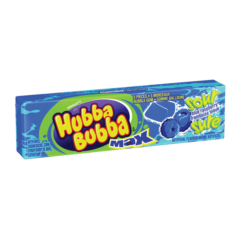 Hubba Bubba Max Sour Blue Berry 5 pcs