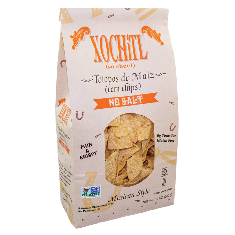 Xochitl Corn Chip No Salt 12 oz
