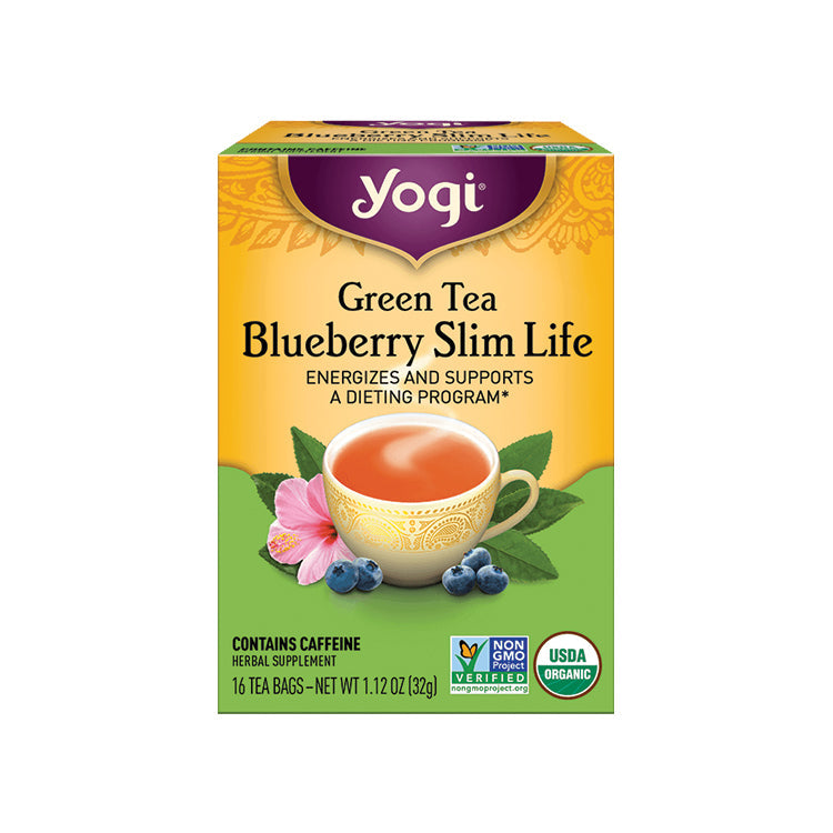 Yogi Green Tea Blueberry Slim Life 1.12 oz