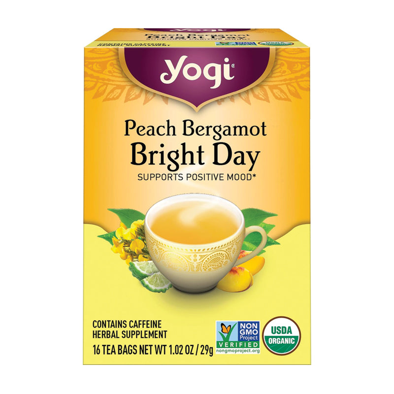 Yogi Peach Bergamot Bright Day 1.12 oz